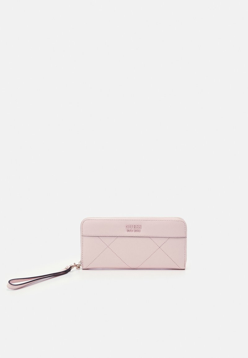 Guess KATEY LARGE ZIP AROUND Wallet powder pink/pink Zalando.de