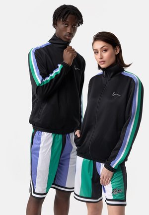 Karl Kani CHEST SIGNATURE TRACKJACKET UNISEX - Sportovní bunda - black