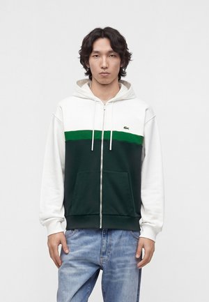 Lacoste, Sweat zippé - flour/sinople