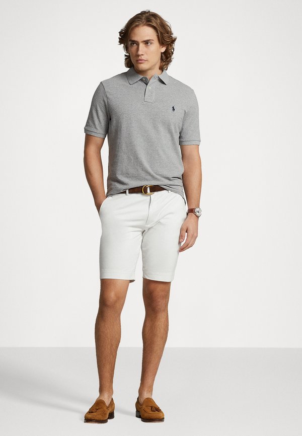 SLIM FIT MESH POLO SHIRT - Polo shirt - andover heather2