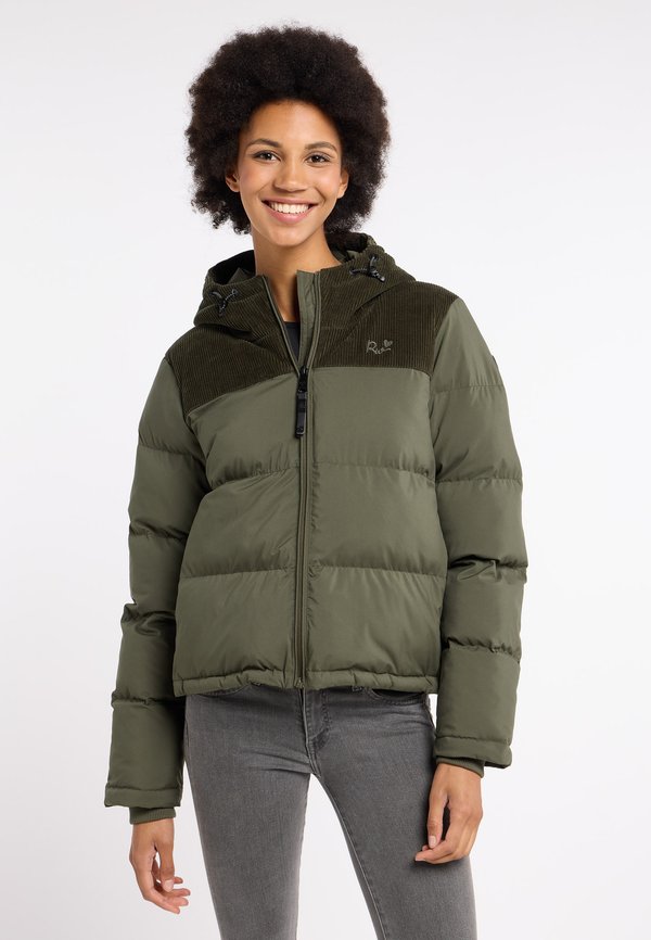 Winterjacke - dark olive