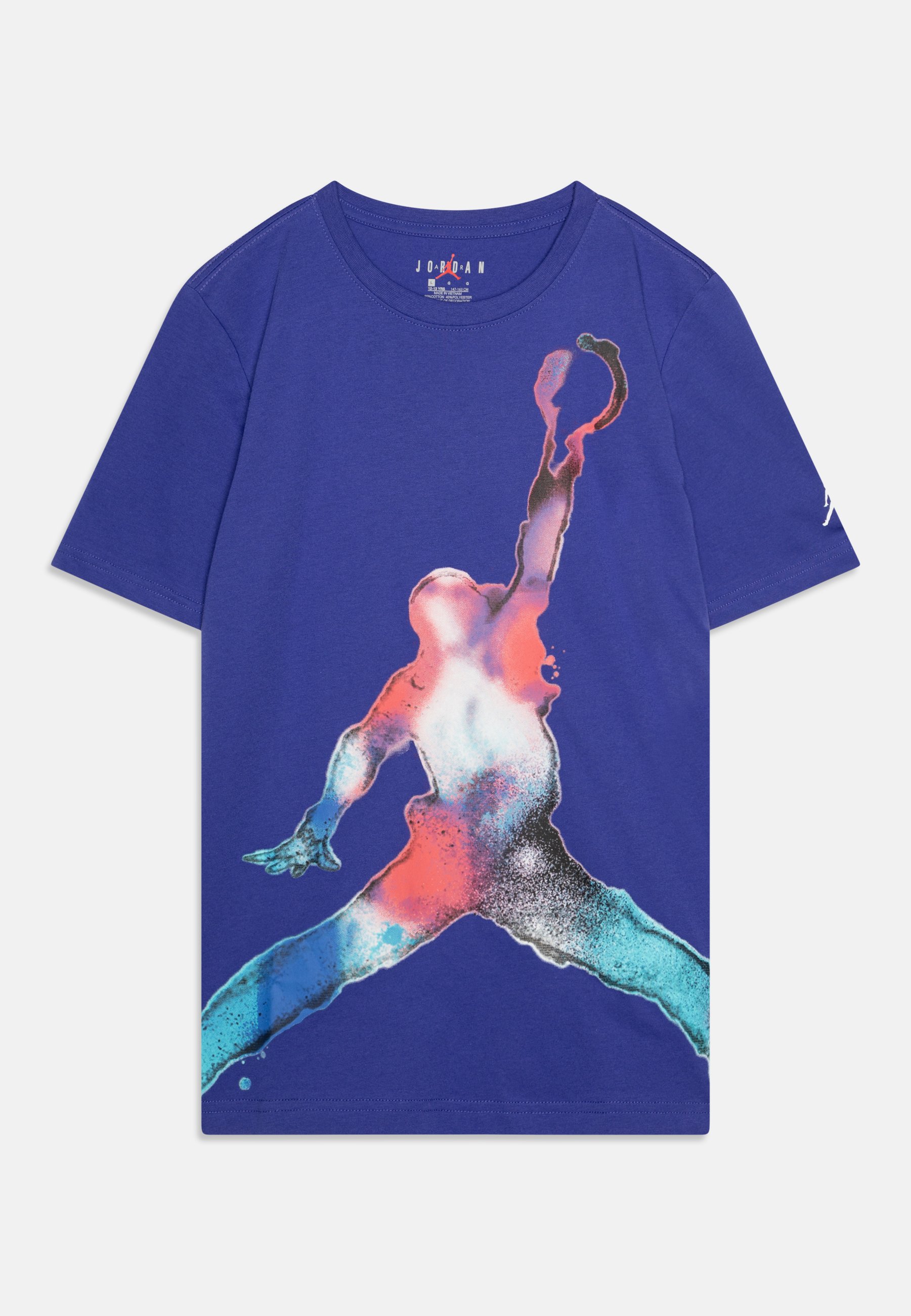 Jordan POOLSIDE JUMPMAN TEE Camiseta estampada purple comet