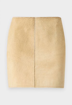 Samsøe Samsøe LIL SKIRT - Gonna di pelle - light brown