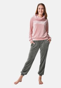 RAIKOU SET - Nachtwäsche Set - rosa grau