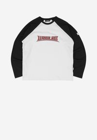 PUSHER UNISEX - Topper langermet - white/black