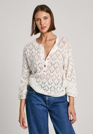 Pepe Jeans HAILEY - Jumper - mousse white