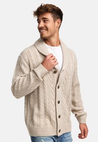 INDICODE JEANS ILTERLY - Vesta na kopčanje - kit