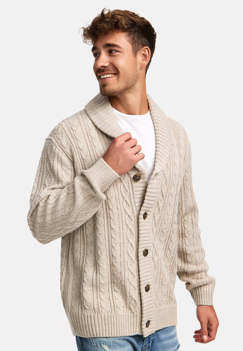 INDICODE JEANS ILTERLY - Vesta na kopčanje - kit