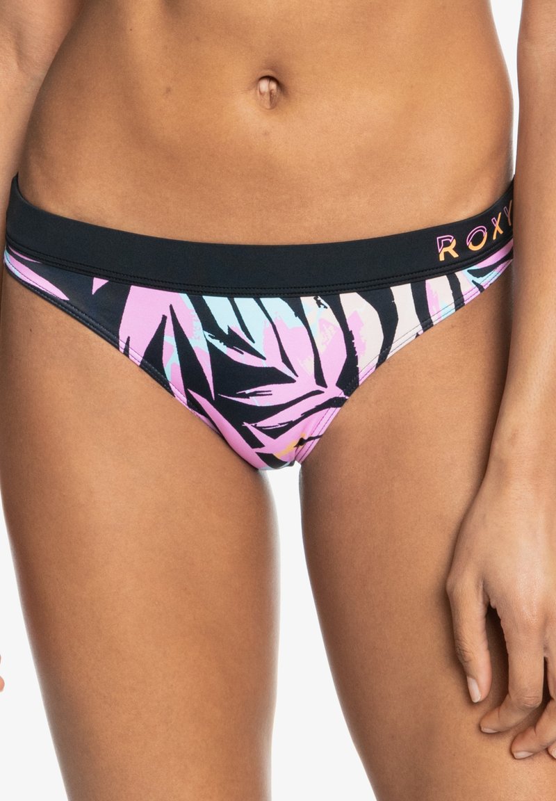 Roxy ACTIVE PT Bikini bottoms anthracite zebra jungle/anthracite
