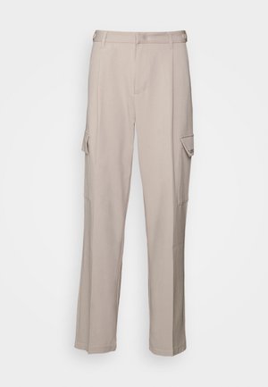 Pantalones cargo - taupe