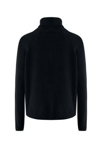 Mexx WITH ROLL NECK - Stickad tröja - deep black