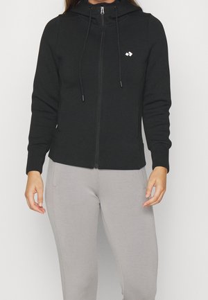Zip-up sweatshirt - black