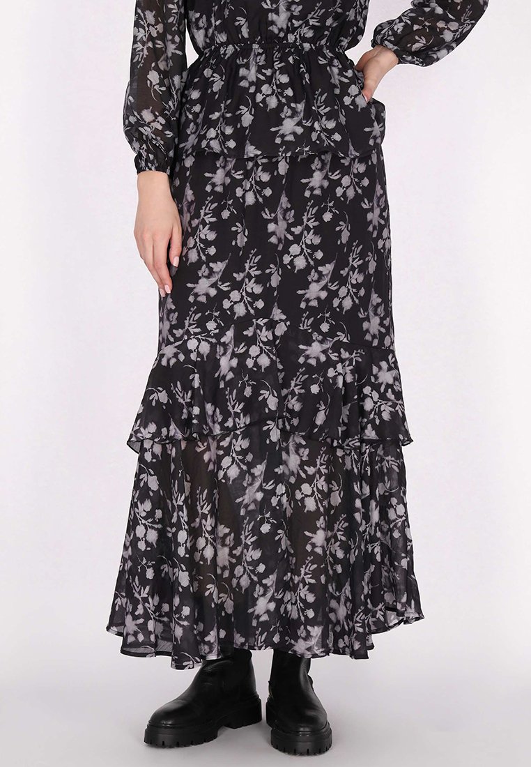 dreimaster Maxirok zwart