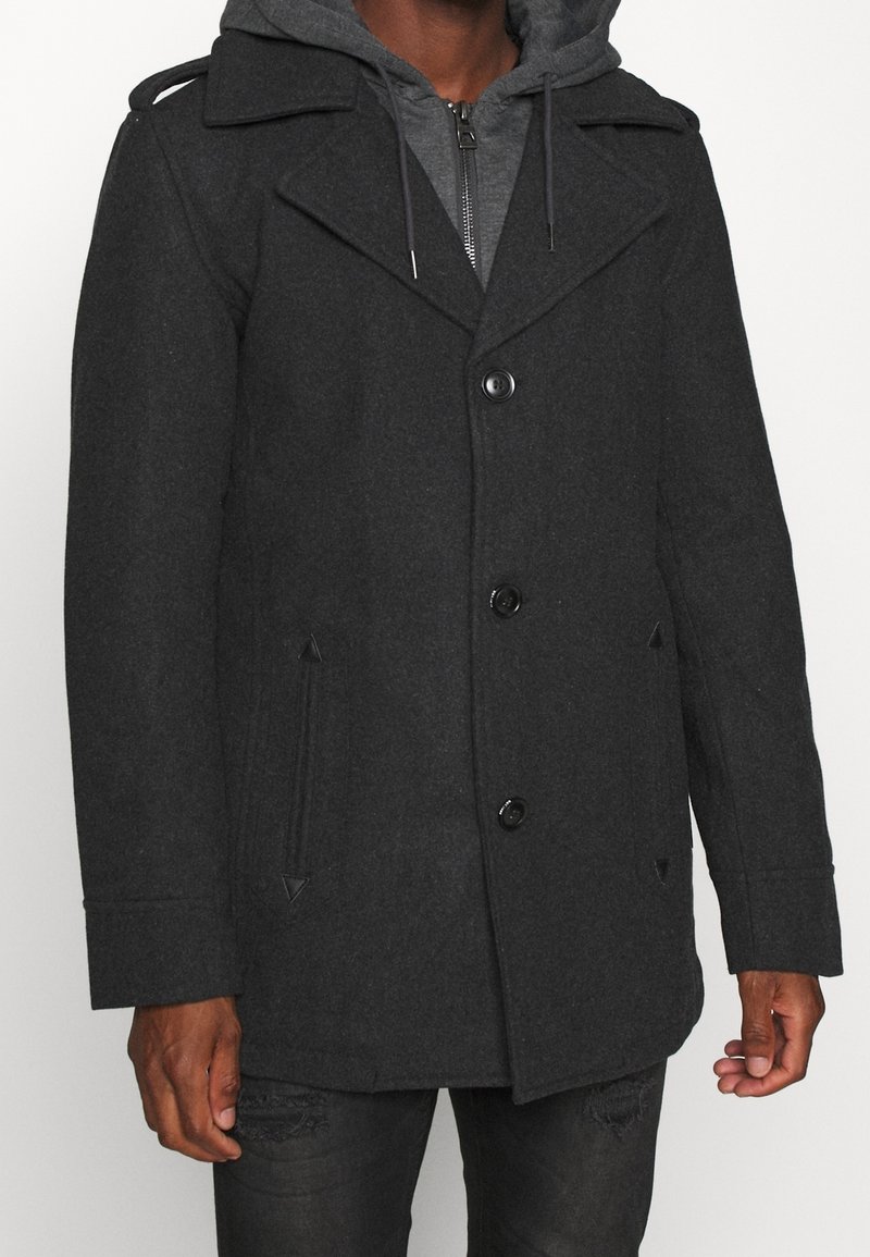 INDICODE JEANS Korte frakker - anthracite