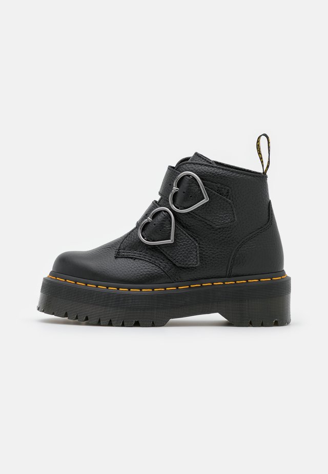 DEVON HEART - Platform-nilkkurit - black aunt sally