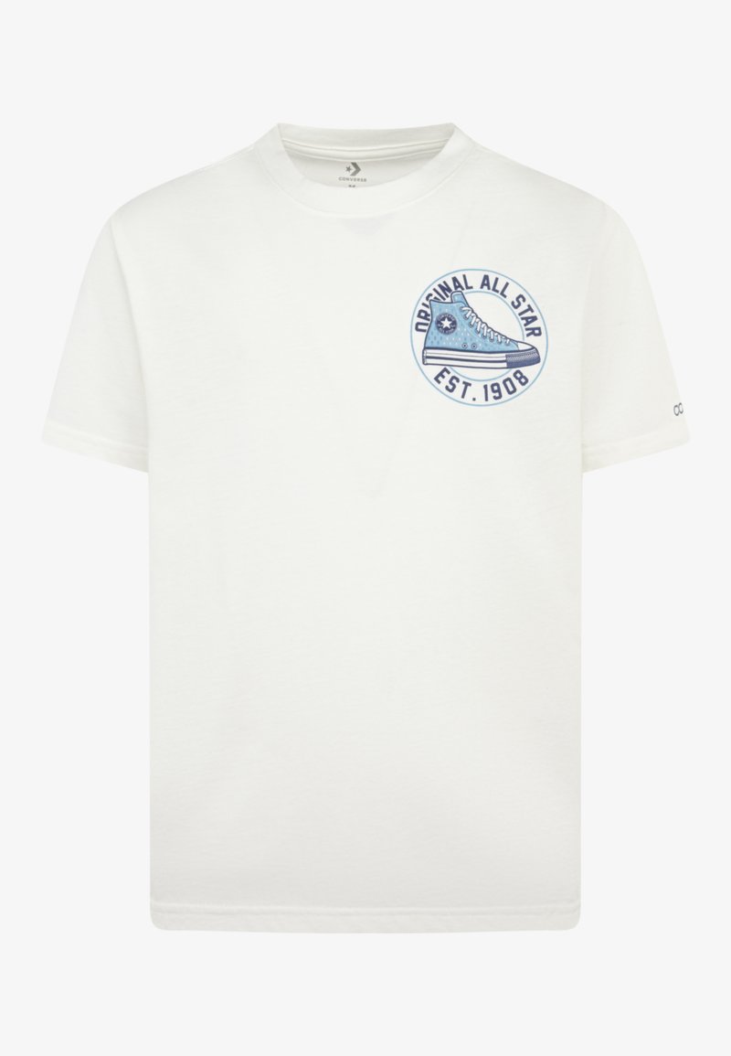 Converse FRONTBACK - T-shirt imprimé - egret