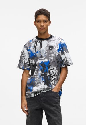 RELAX TEE - T-shirt imprimé - blue