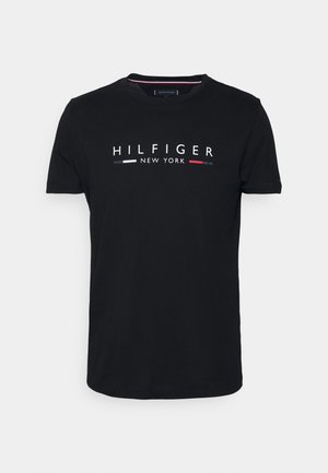 Tommy Hilfiger NEW YORK TEE - T-shirt med print - black