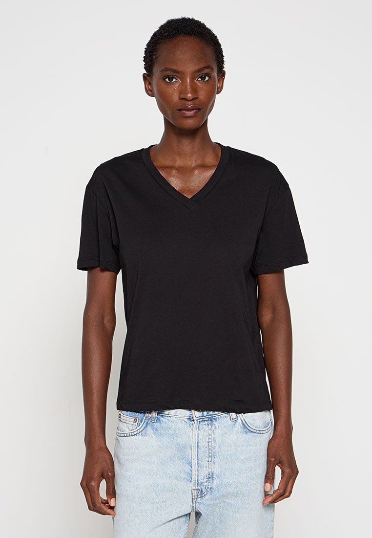 Samsøe Samsøe T-shirt basic zwart