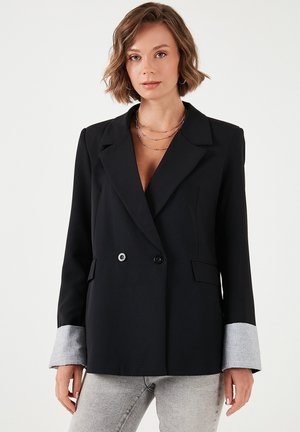 REGULAR FIT - Blejzer - black