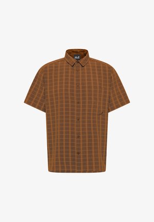 Jack Wolfskin, MESETA SHIRT M - Camicia - check autumn leaves