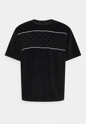 MONOGRAM LOGO TEE - Print T-shirt - black