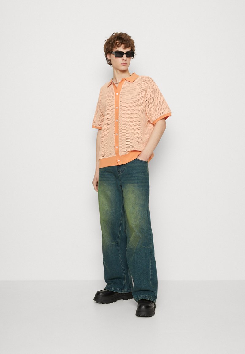 Obey Clothing GROVE BUTTON UP UNISEX - Košile - peach sand