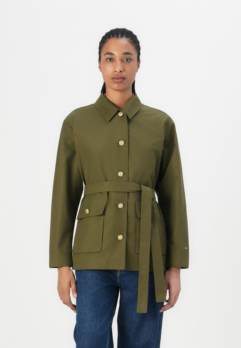 Tommy Hilfiger - REGULAR FIELD JACKET - Summer jacket - utility olive, Enlarge