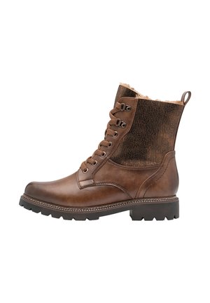 Bottes de neige - cognac comb