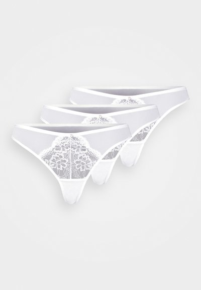 SEXY PLANET THONG 3 PACK - String - white
