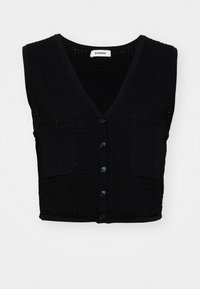 POINT FANTAISIE POCHES - Vest - noir