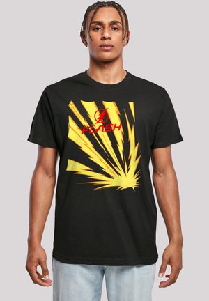 DC COMICS THE FLASH LIGHTNING BOLTS AND FLASH - Print T-shirt - black