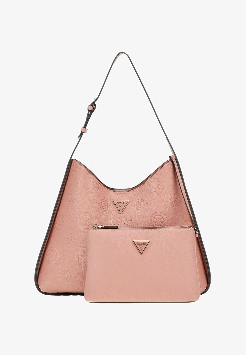 Guess KEANDRA LARGE SET - Käekott - rosewood logo