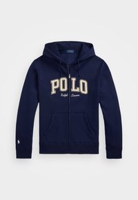LOGO FLEECE FULL-ZIP HOODIE - Mikina na zip - cruise navy