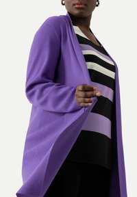 Ulla Popken LONG OPEN FRONT SWEATER - Vest