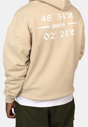 Kapuzenpullover - sand