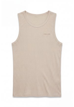 Pegador, LOGO UNDERSHIRT - Top - cream/warm taupe