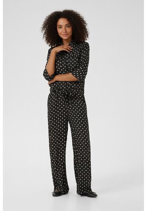 Kaffe KARUTIE - Jumpsuit - black tie/dot aop