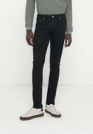 ONSLOOM SLIM BOX - Pieguloša piegriezuma džinsi - black denim