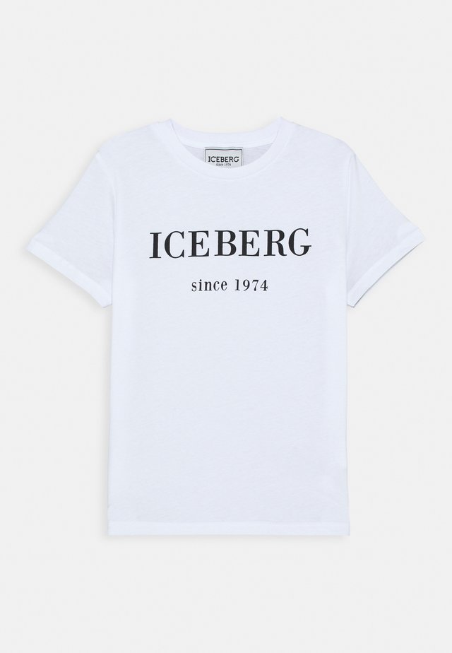 T-shirt med print - white