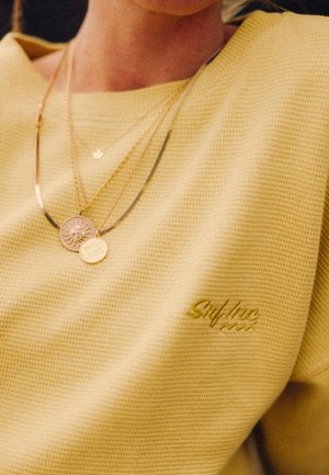Surf Inc. WAFFLE  - Long sleeved top - yellow snow