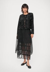 Ida Sjöstedt TABITHA JACKET - Chaqueta de entretiempo - black glimmer