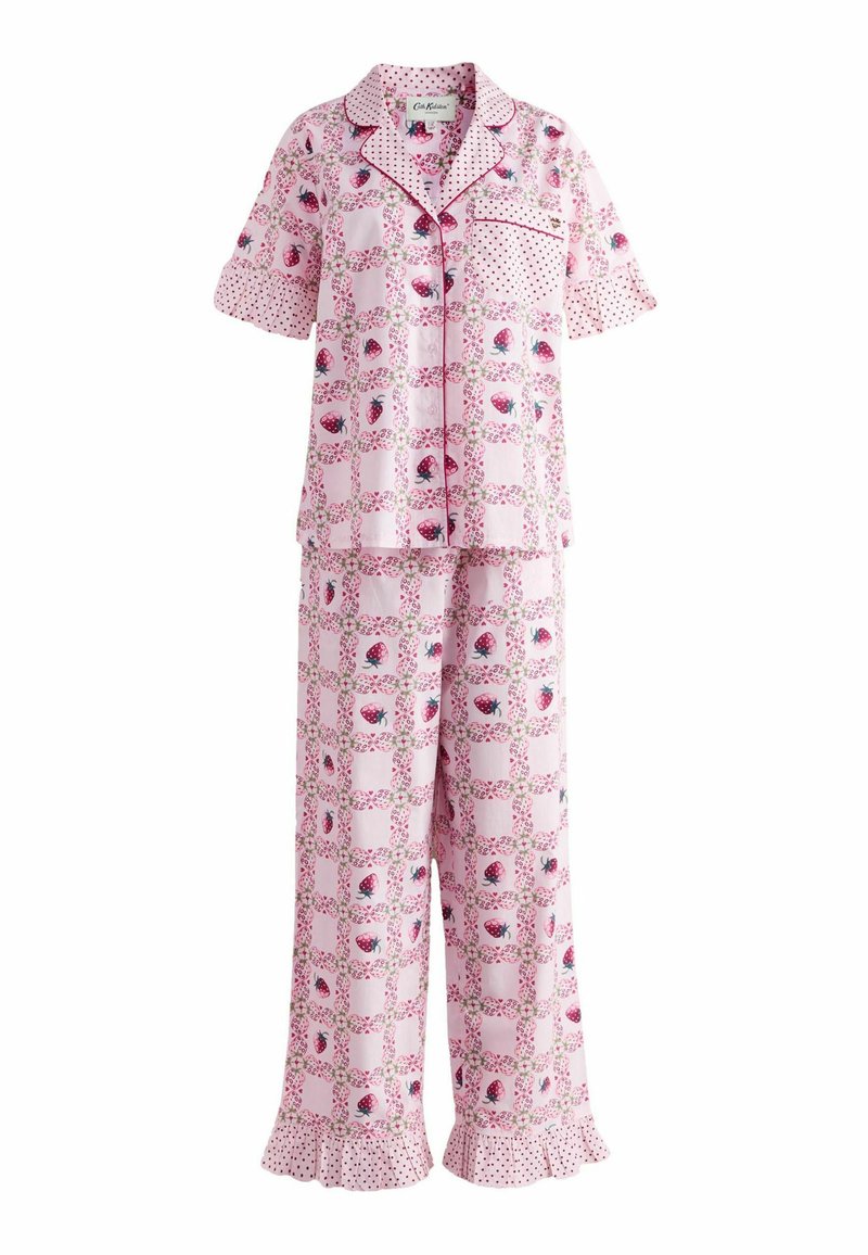 Cath Kidston REGULAR FIT - BUTTON THROUGH RASPBERRY CHECK PRINT PYJAMAS ...