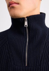 Carhartt WIP MARLON HALF ZIP - Džemper - dark navy