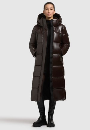 RUBINA2 SHINY - Vinterkappa /-rock - moody plum