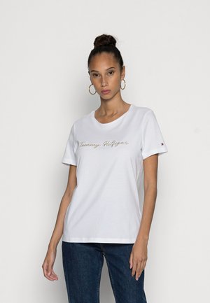REGULAR SCRIPT TEE - T-shirt basic - white