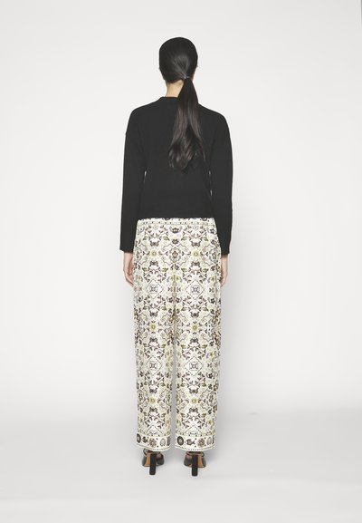 Tory Burch PANT - Παντελόνι - ivory pisces dream