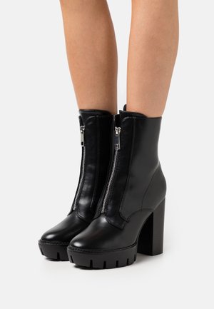 Even&Odd Bottines à talons hauts - black