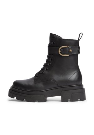 Tommy Hilfiger, Боти с връзки до глезена - black