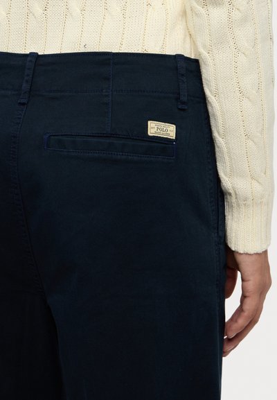 Polo Ralph Lauren TWILL WIDE LEG CROPPED PANT - Trousers - aviator navy